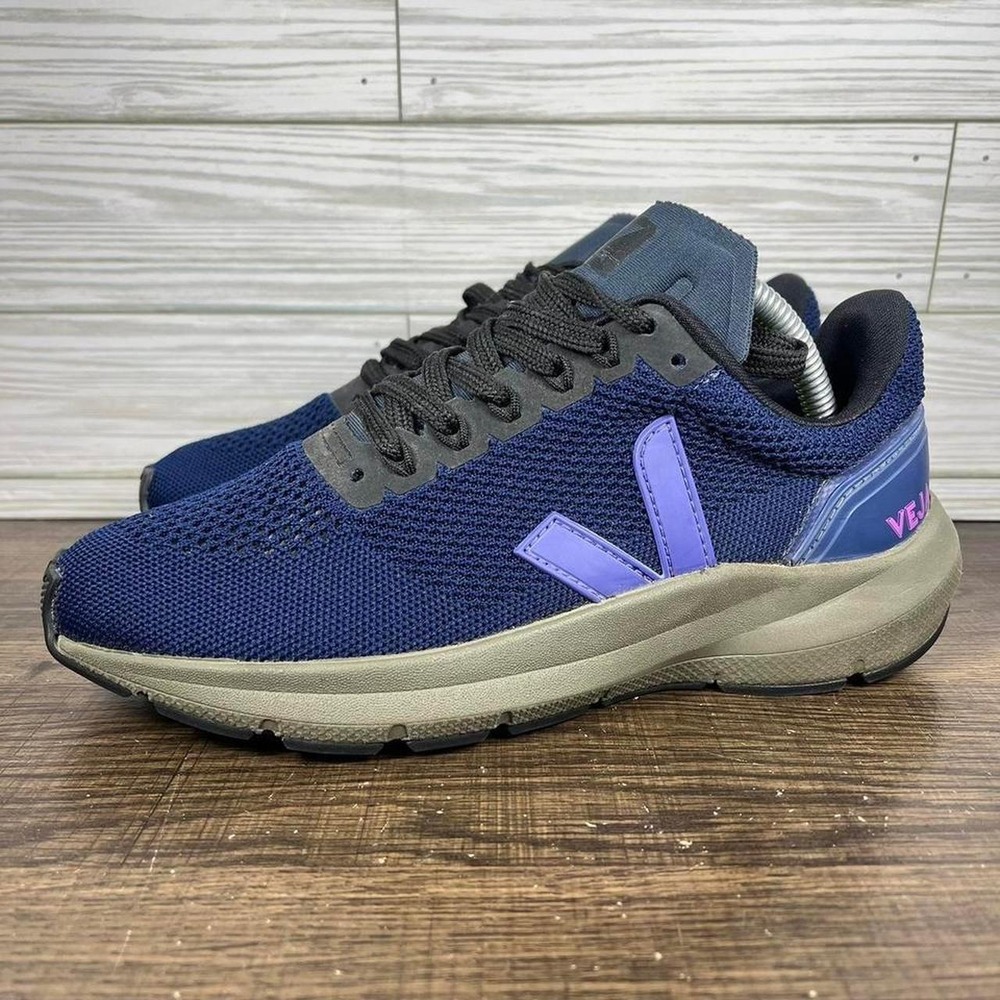 Veja Marlin V-Knit Women's Blue Shoes - Women's Size 6